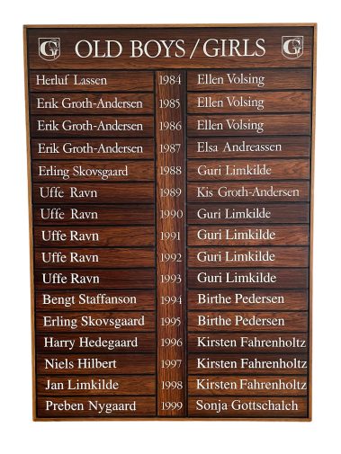 Old boys / Girls 1984-1999 i Gilleleje Golfklub