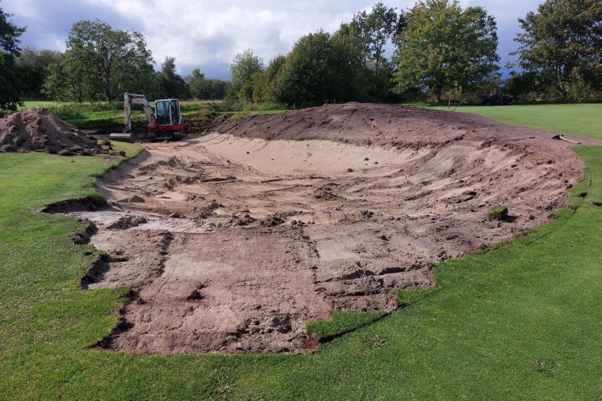 Gennemgribende ændring af hul 7 i Gilleleje Golfklub startet i 2025