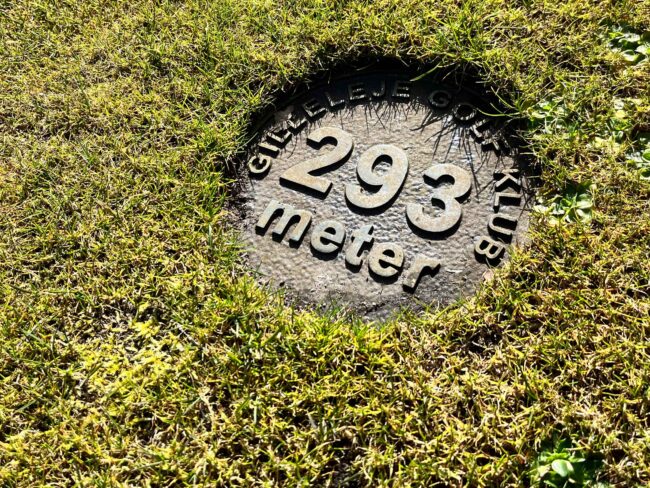 meterangivelserne ændres i 2026 på golfbanen i Gilleleje Golfklub